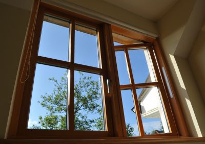 Home with New Double-Hung Windows